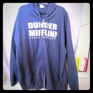 Dunder Mifflin zip up hoodie! Unisex